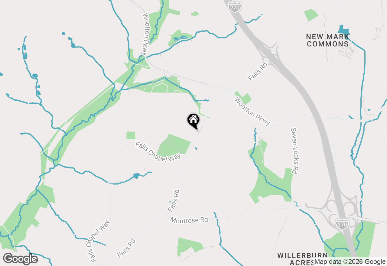 Map of 6 Crestview Court, Potomac, MD 20854