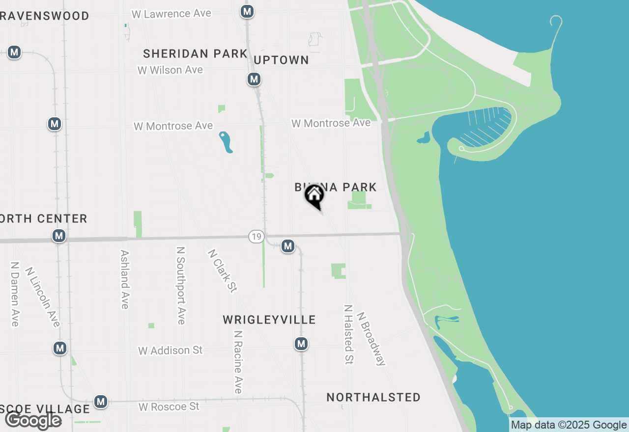 Map of 934 W Cuyler Avenue #2D, Chicago, IL 60613