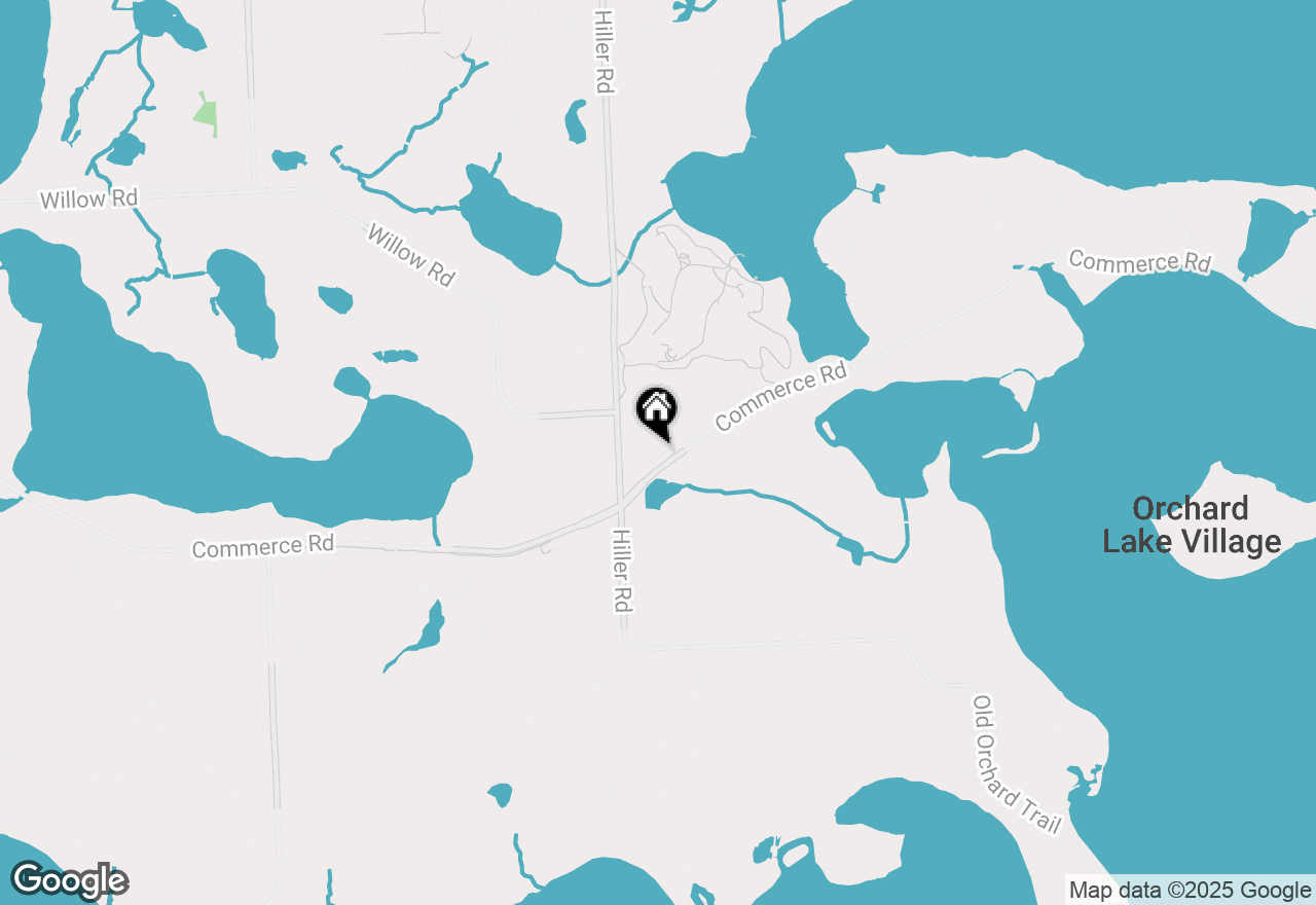 Map of 3145 Point Of The Woods Drive, West Bloomfield, MI 48324