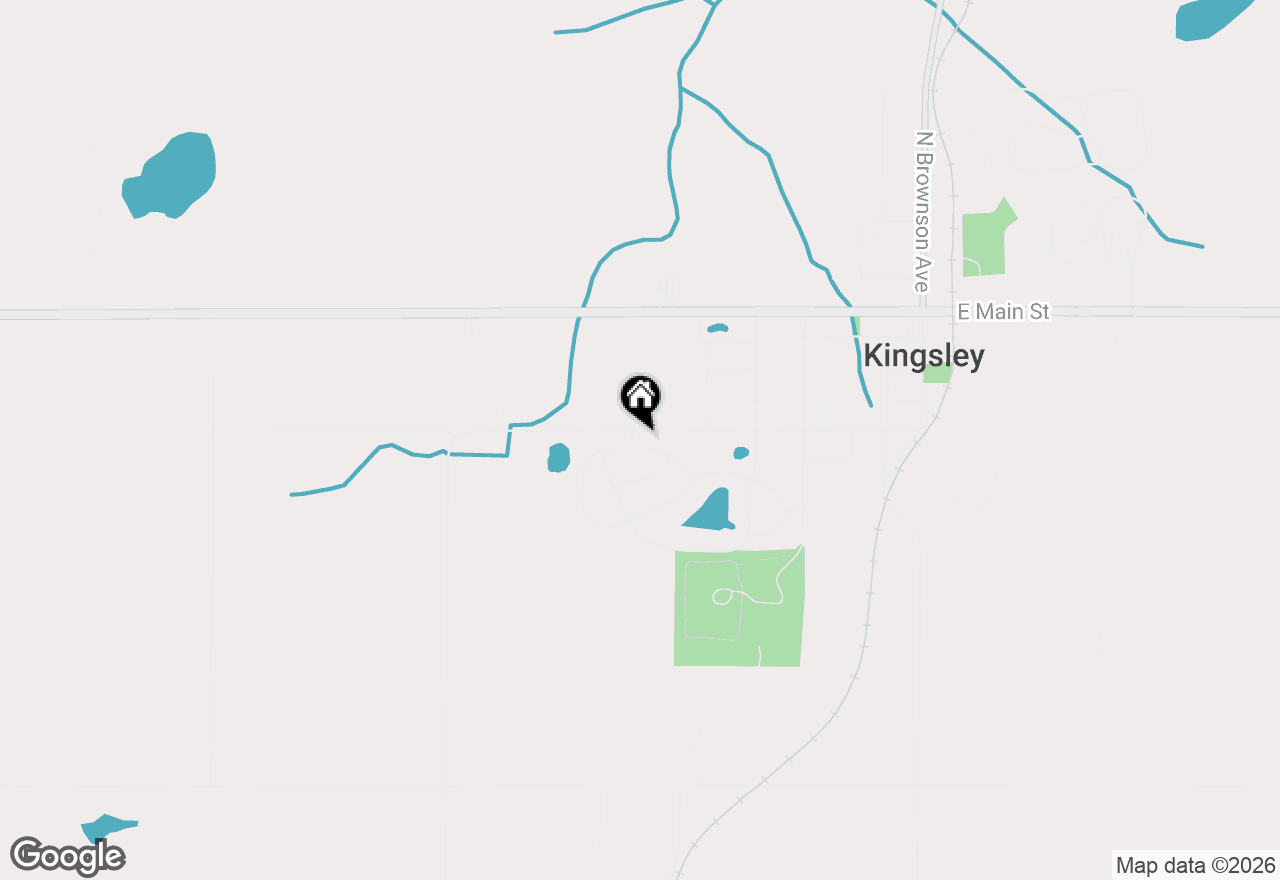 Map of 1321 Killdeer Lane, Kingsley, MI 49649