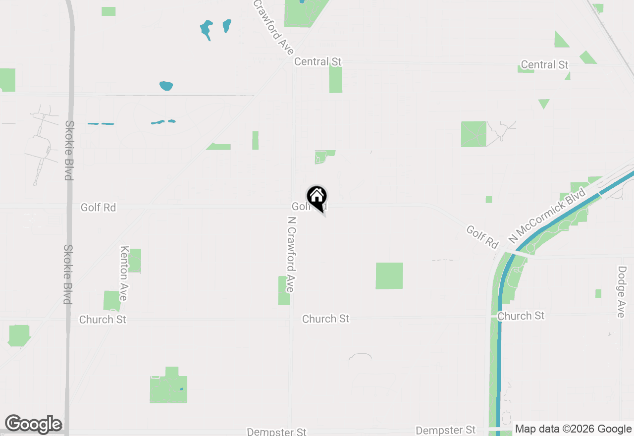 Map of 9532 Springfield Avenue, Evanston, IL 60203