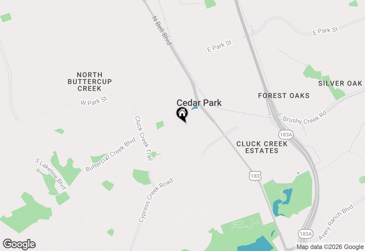 Map of 404 Buttercup Creek Blvd #26, Cedar Park, TX 78613