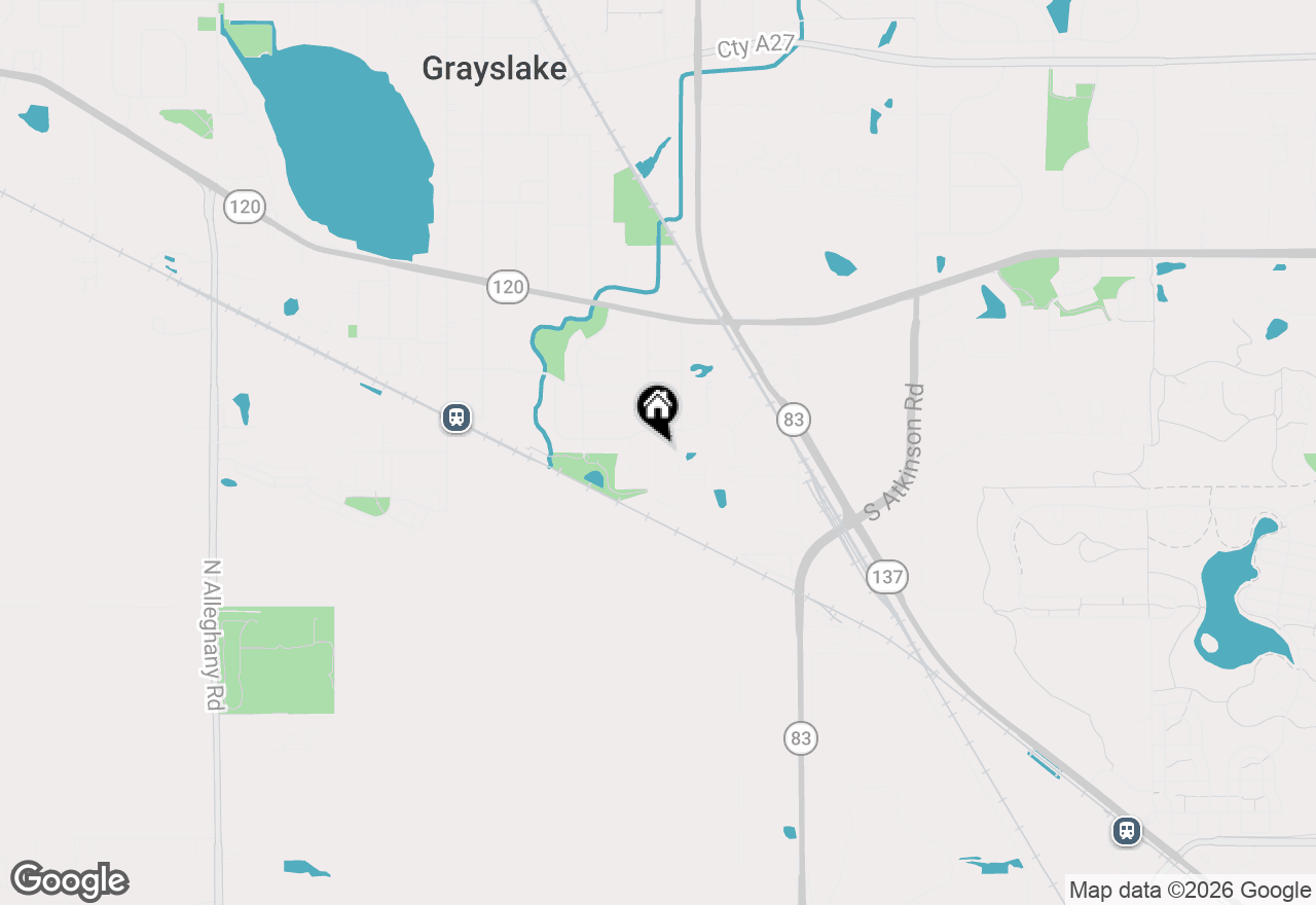 Map of 537 Lincoln Avenue, Grayslake, IL 60030