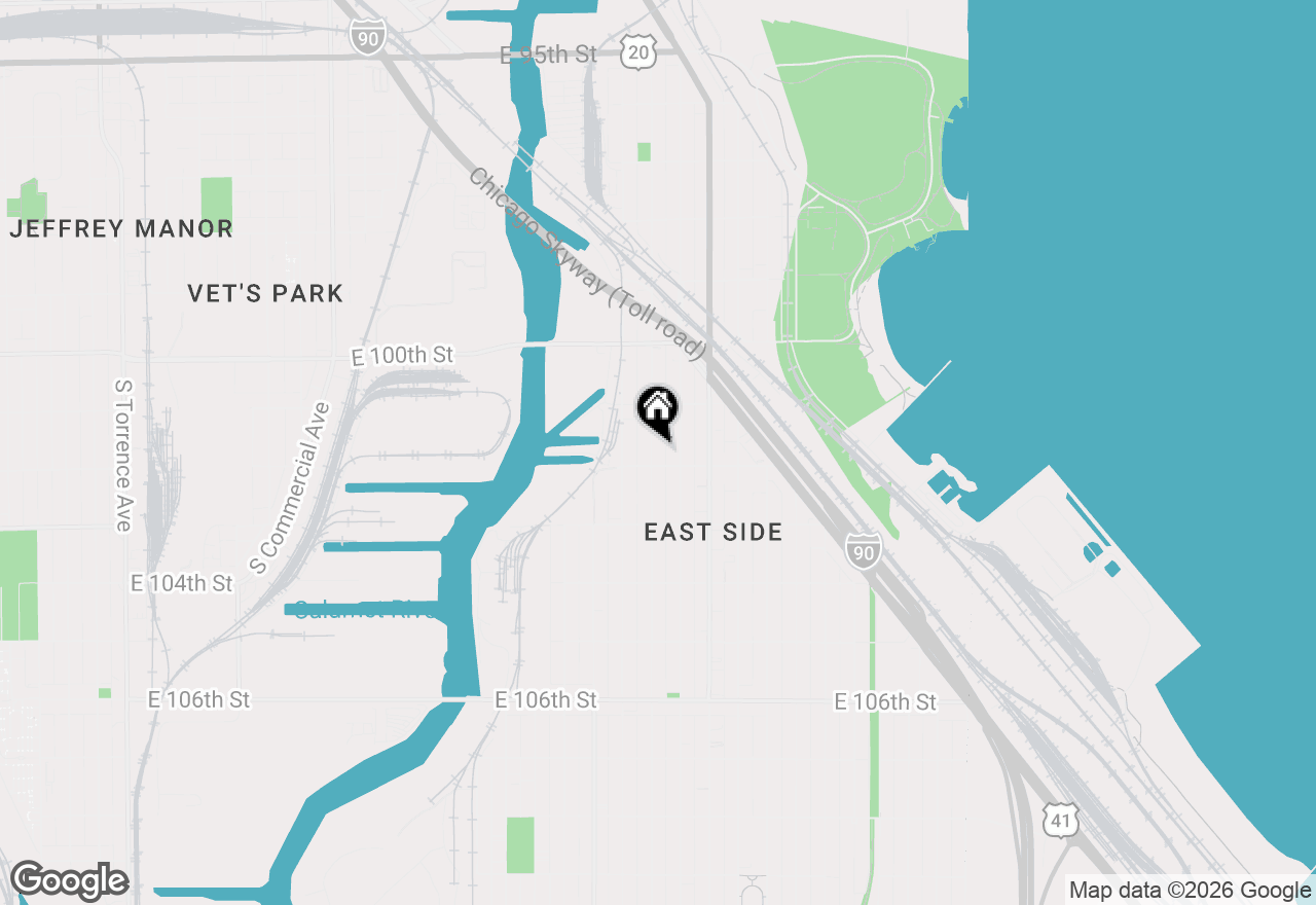 Map of 10151 S Avenue M, Chicago, IL 60617