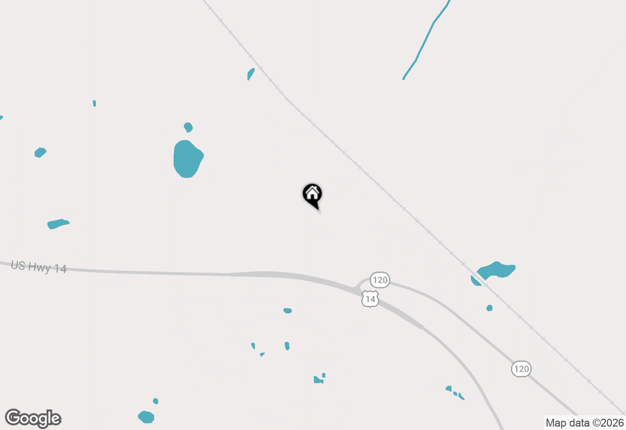 Map of 1250 N Rose Farm Road #D, Woodstock, IL 60098