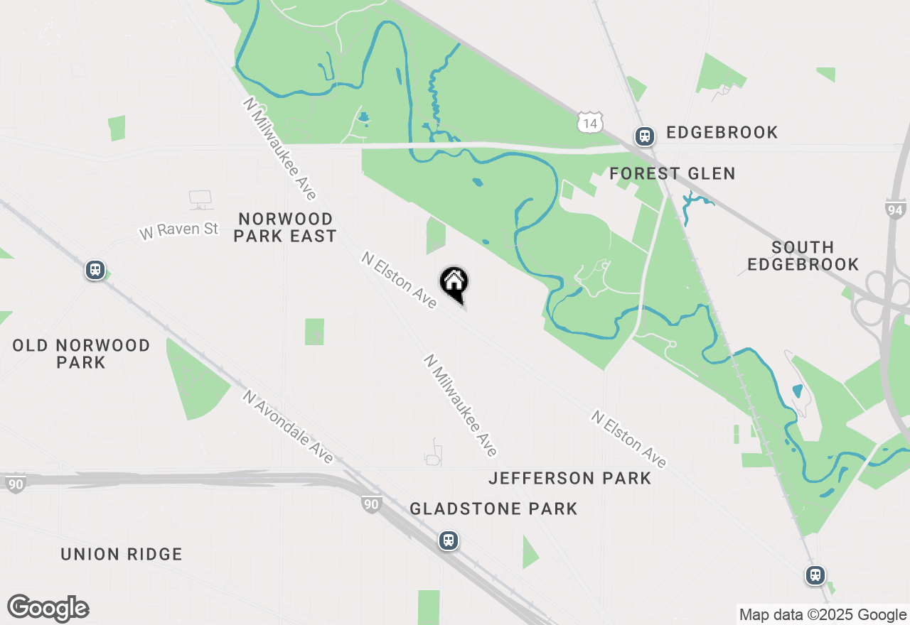 Map of 5971 N Elston Avenue #1, Chicago, IL 60646