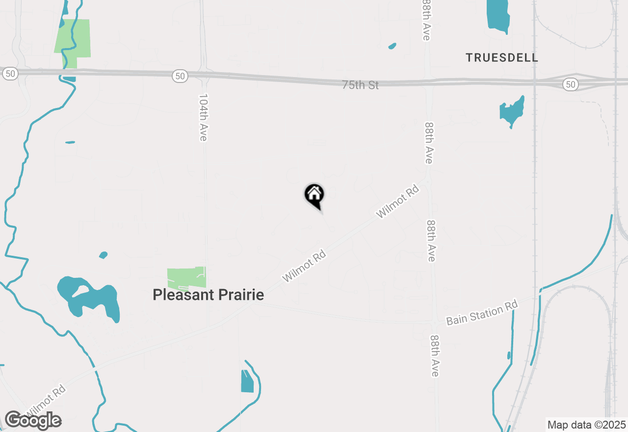 Map of 8156 Ridgeway Ct, Pleasant Prairie, WI 53158