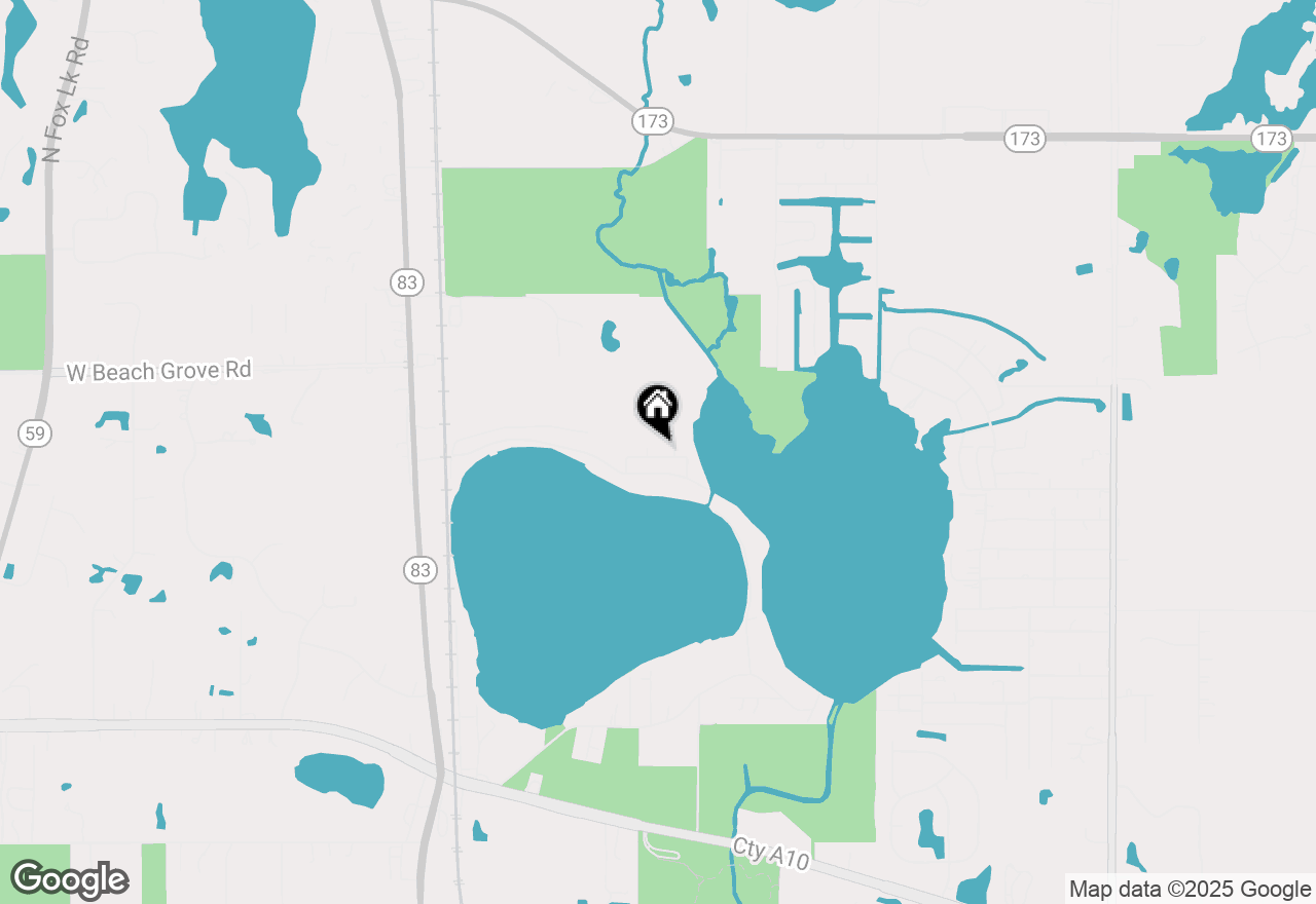 Map of 22969 W Lakeview Avenue, Antioch, IL 60002