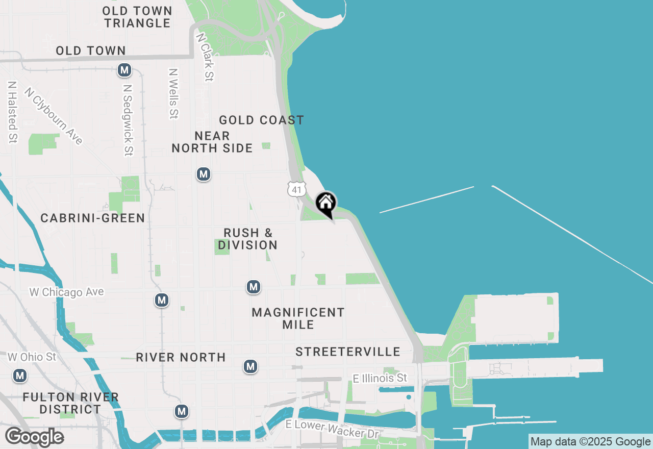 Map of 199 E Lake Shore Drive #3, Chicago, IL 60611