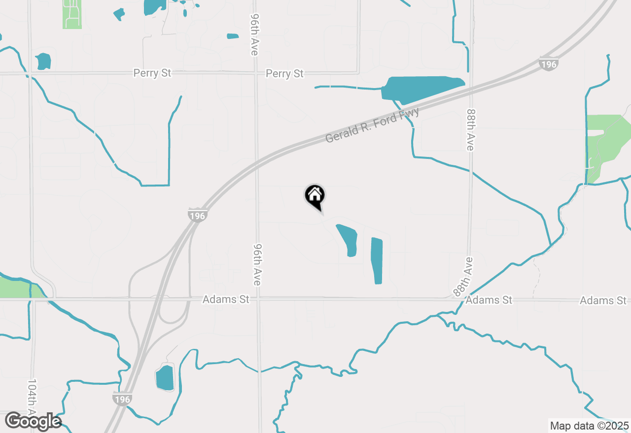 Map of 1119 Mid Bluff Drive, Zeeland, MI 49464