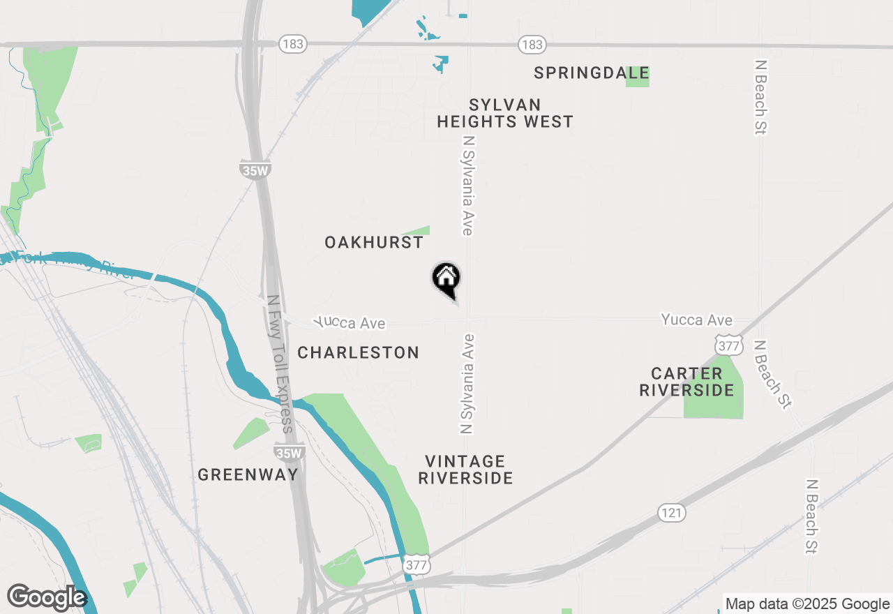 Map of 2516 Primrose Avenue, Fort Worth, TX 76111