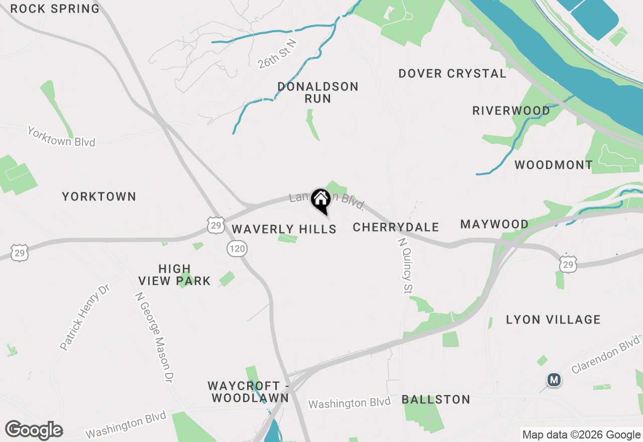 Map of 4371 Cherry Hill Road #204, Arlington, VA 22207