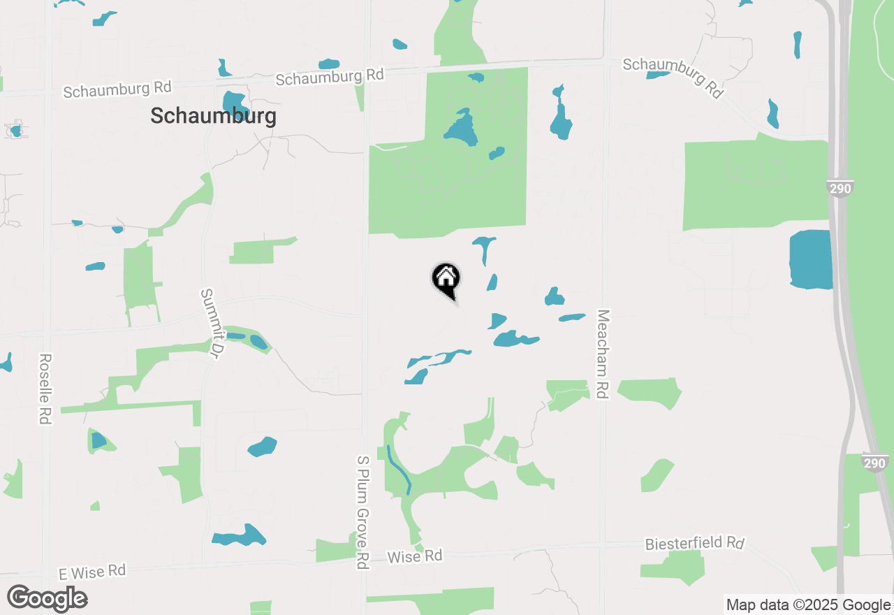 Map of 261 University Lane, Elk Grove Village, IL 60007