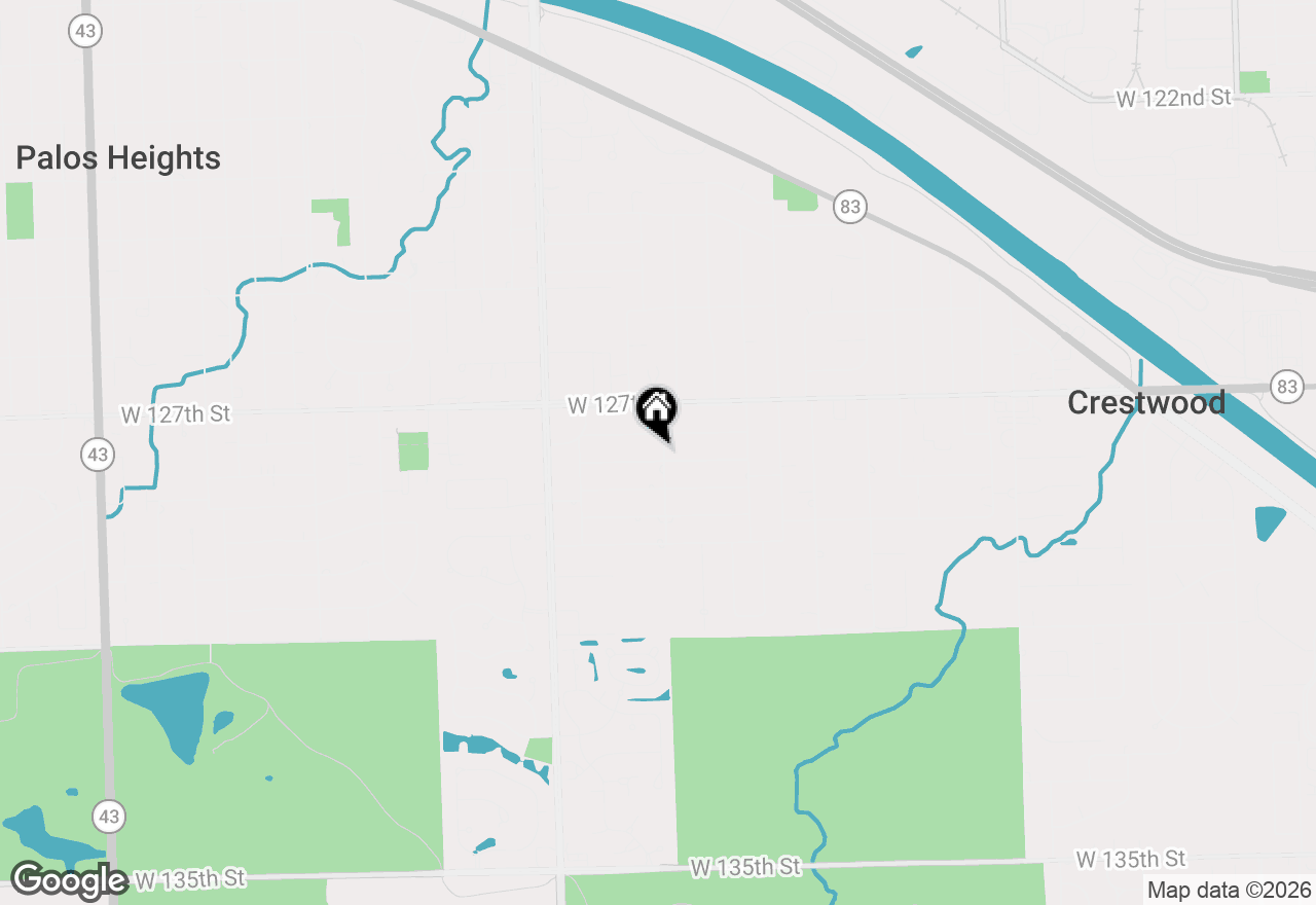 Map of 6200 W 128th Street, Palos Heights, IL 60463