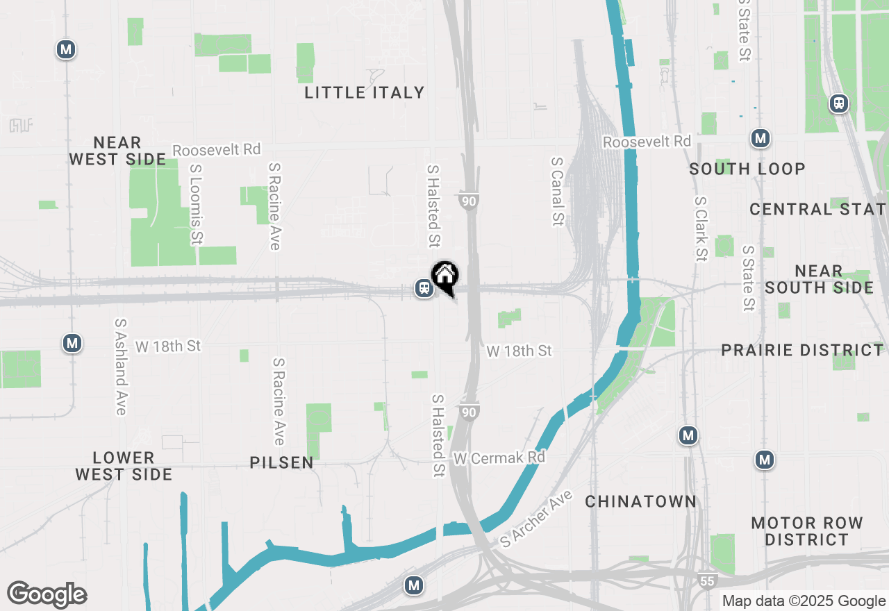 Map of 731 W 16th Street #2, Chicago, IL 60616