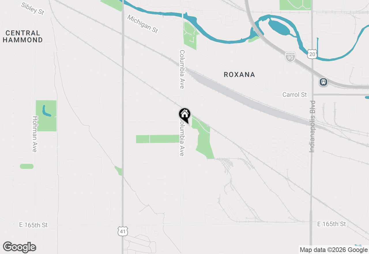 Map of 5901 Columbia Avenue, Hammond, IN 46320