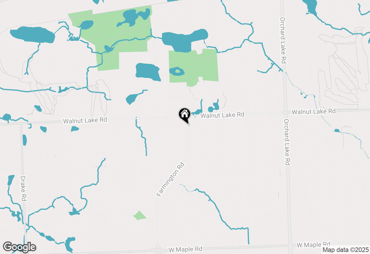 Map of 4800 Faircourt Drive, West Bloomfield, MI 48322