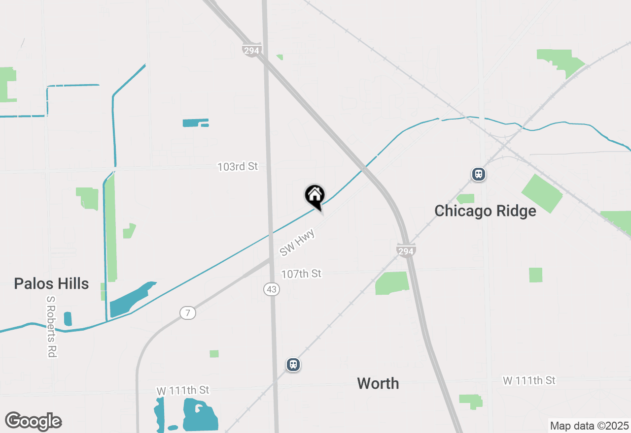 Map of 10508 Ridge Cove Drive #18D, Chicago Ridge, IL 60415