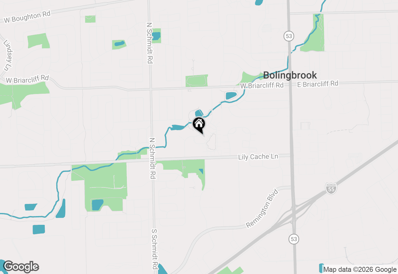 Map of 373 Evening Star Court, Bolingbrook, IL 60440