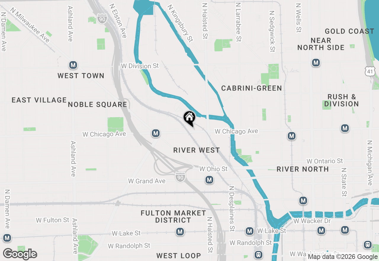 Map of 912 W Chicago Avenue #403, Chicago, IL 60642
