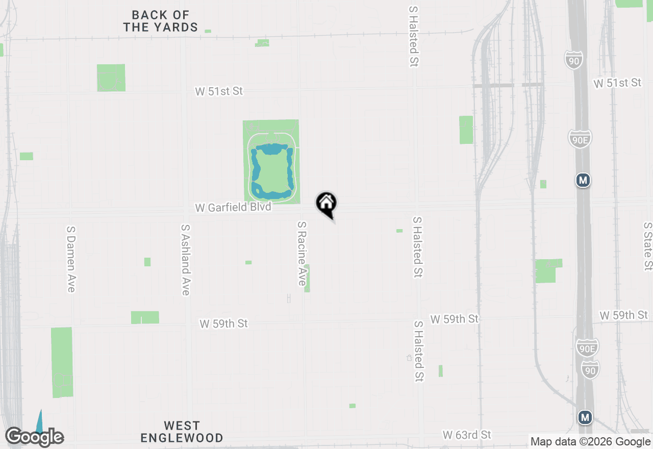 Map of 5526 S Aberdeen Street, Chicago, IL 60621