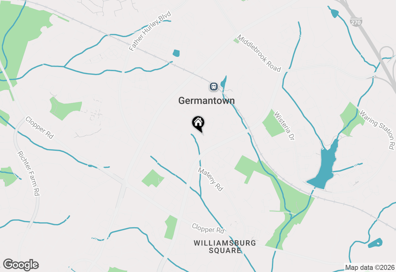 Map of 13135 Lake Geneva Way, Germantown, MD 20874