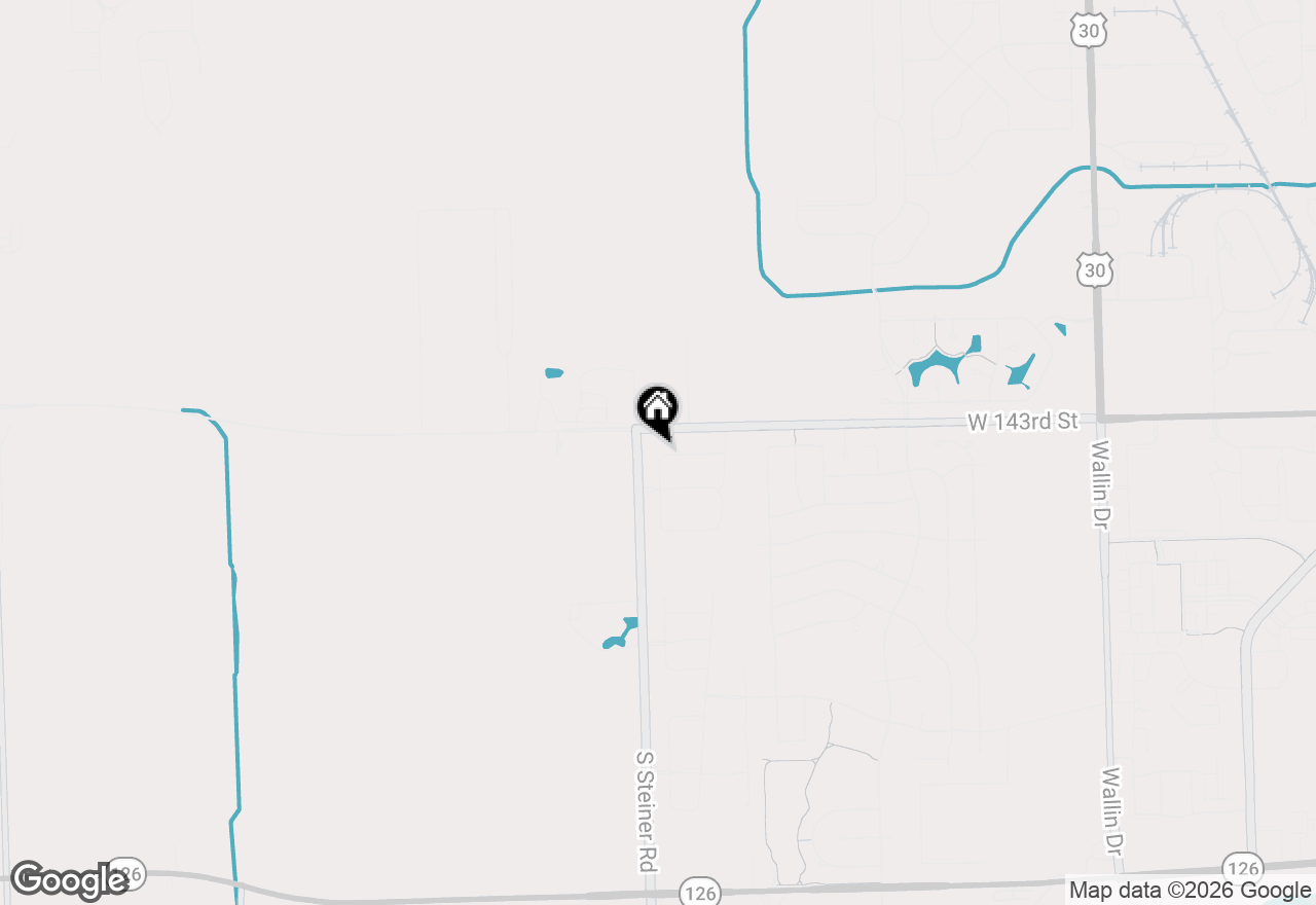 Map of 25526 W Emory Lane, Plainfield, IL 60544