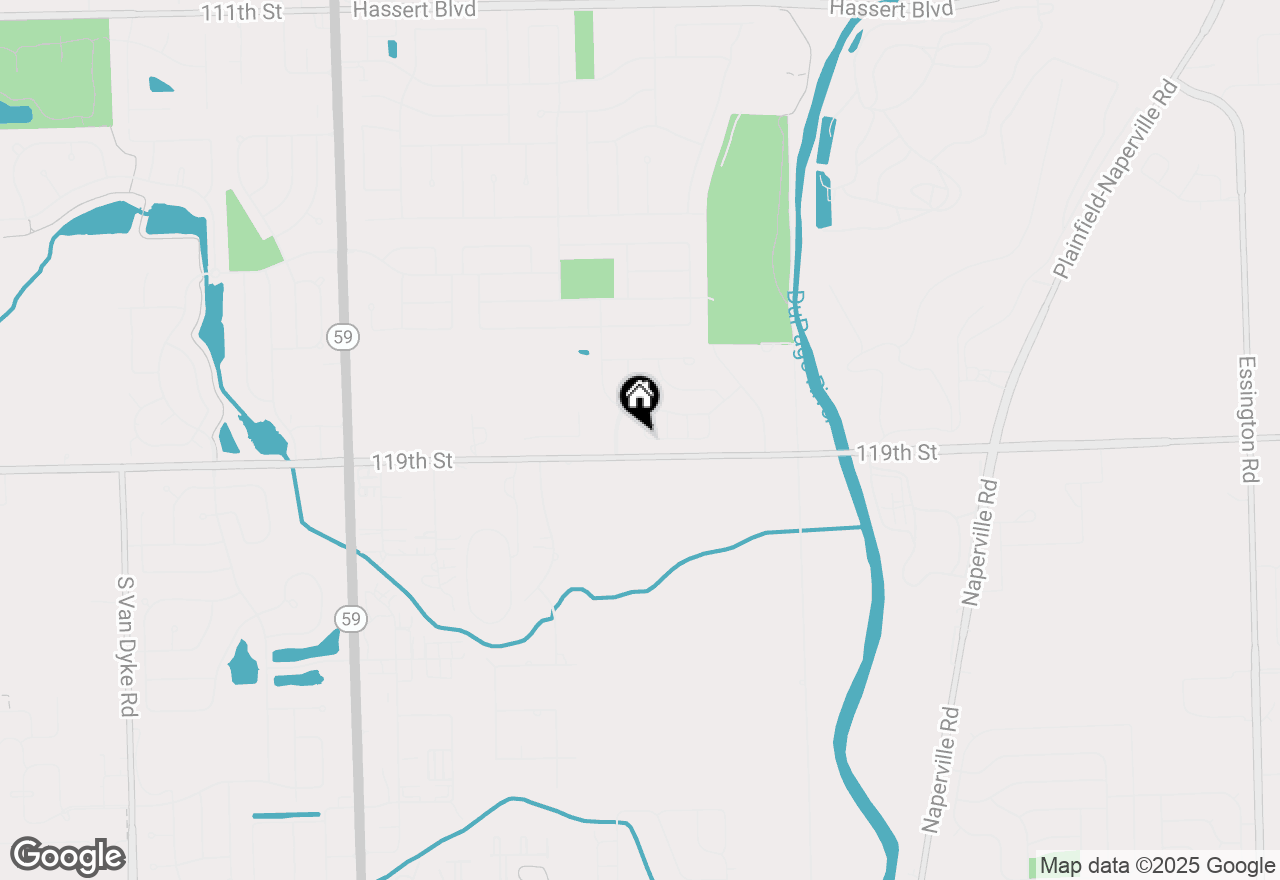 Map of 2283 Horseshoe Circle, Naperville, IL 60564