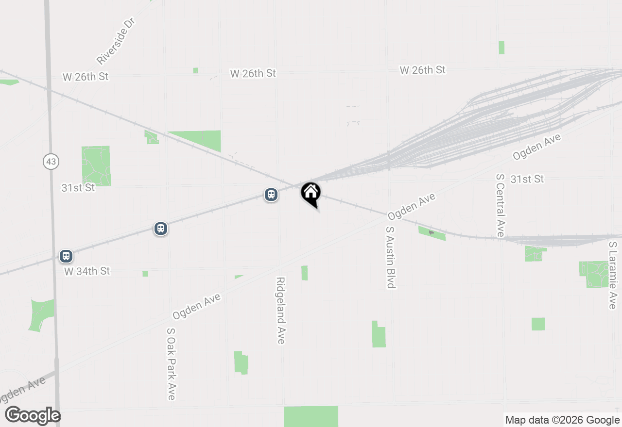 Map of 3201 Highland Avenue, Berwyn, IL 60402