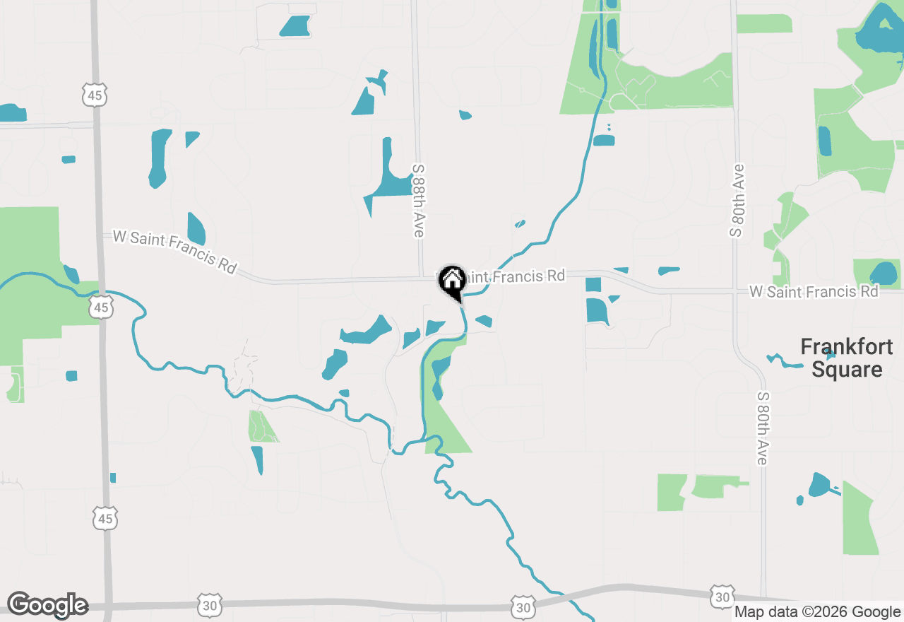 Map of 20432 Fallingwater Circle, Frankfort, IL 60423