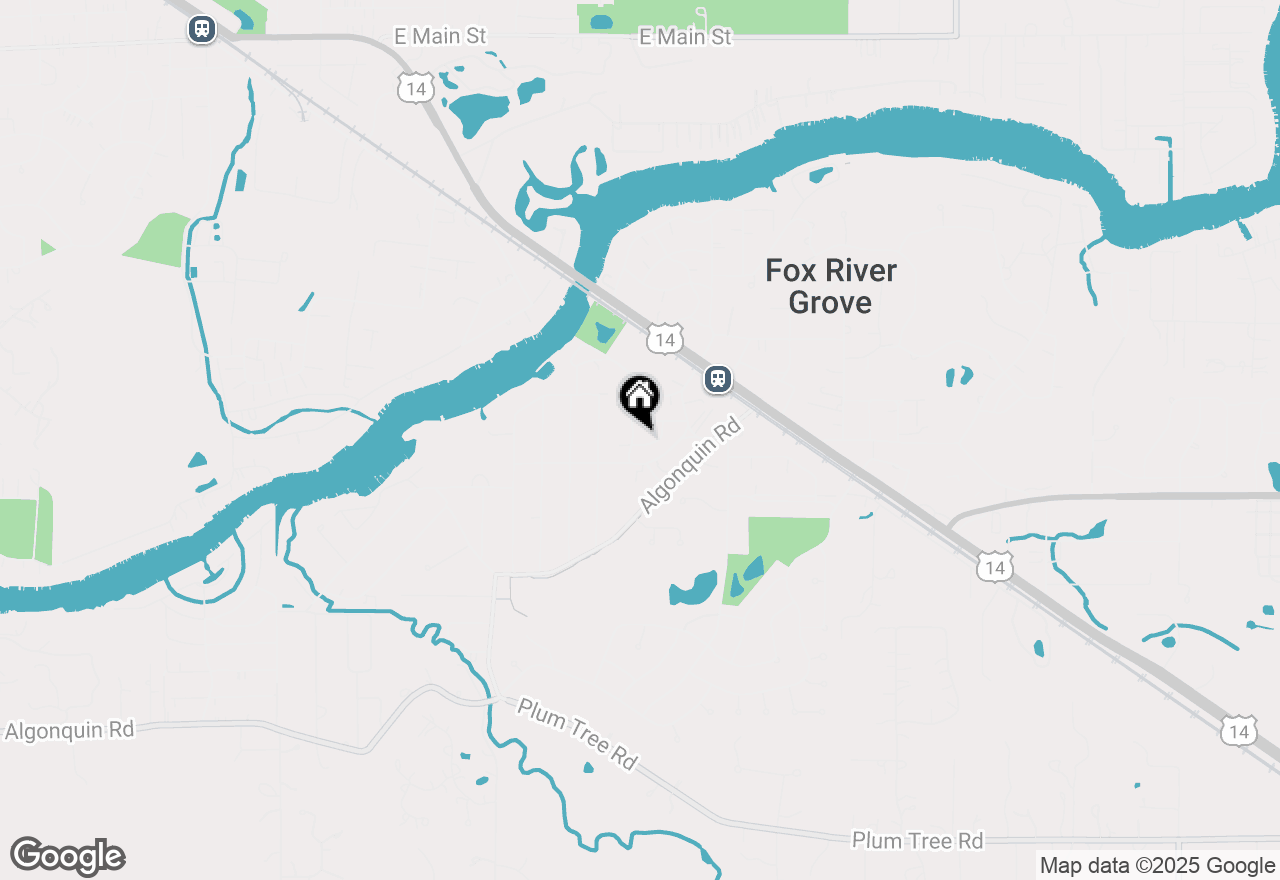 Map of 111 Grace Lane, Fox River Grove, IL 60021