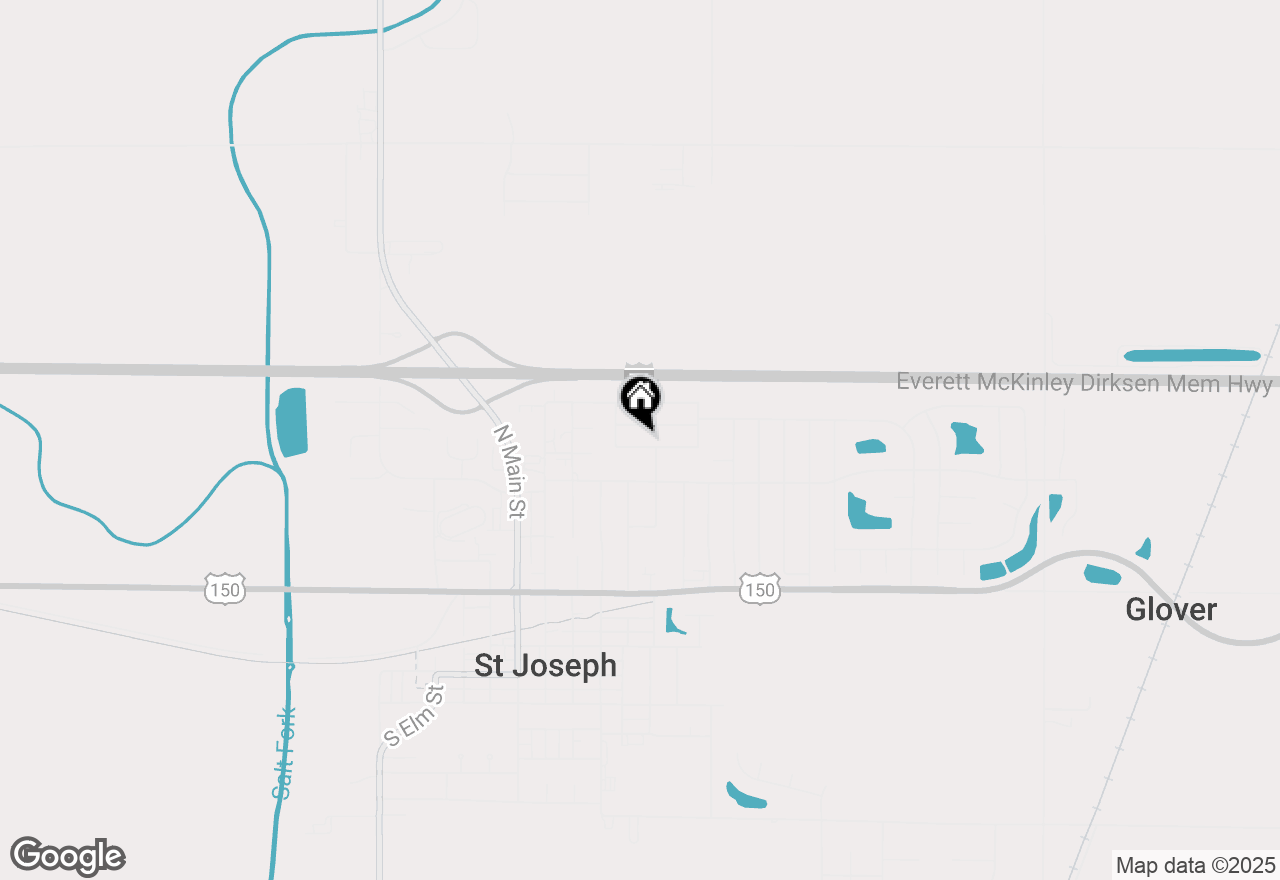 Map of 606 Bluestem Drive, St. Joseph, IL 61873