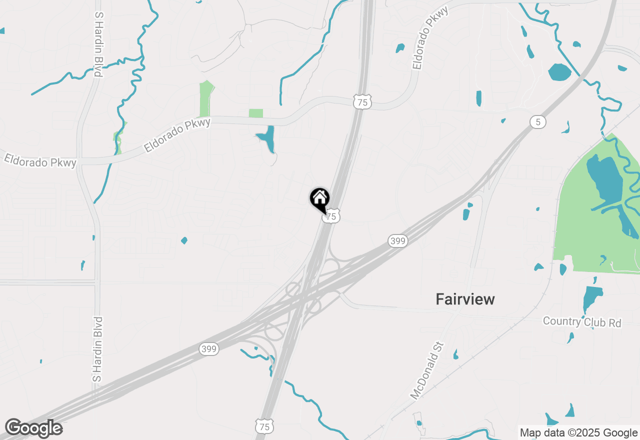 Map of 3751 Central Expressway #3321, Mckinney, TX 75070