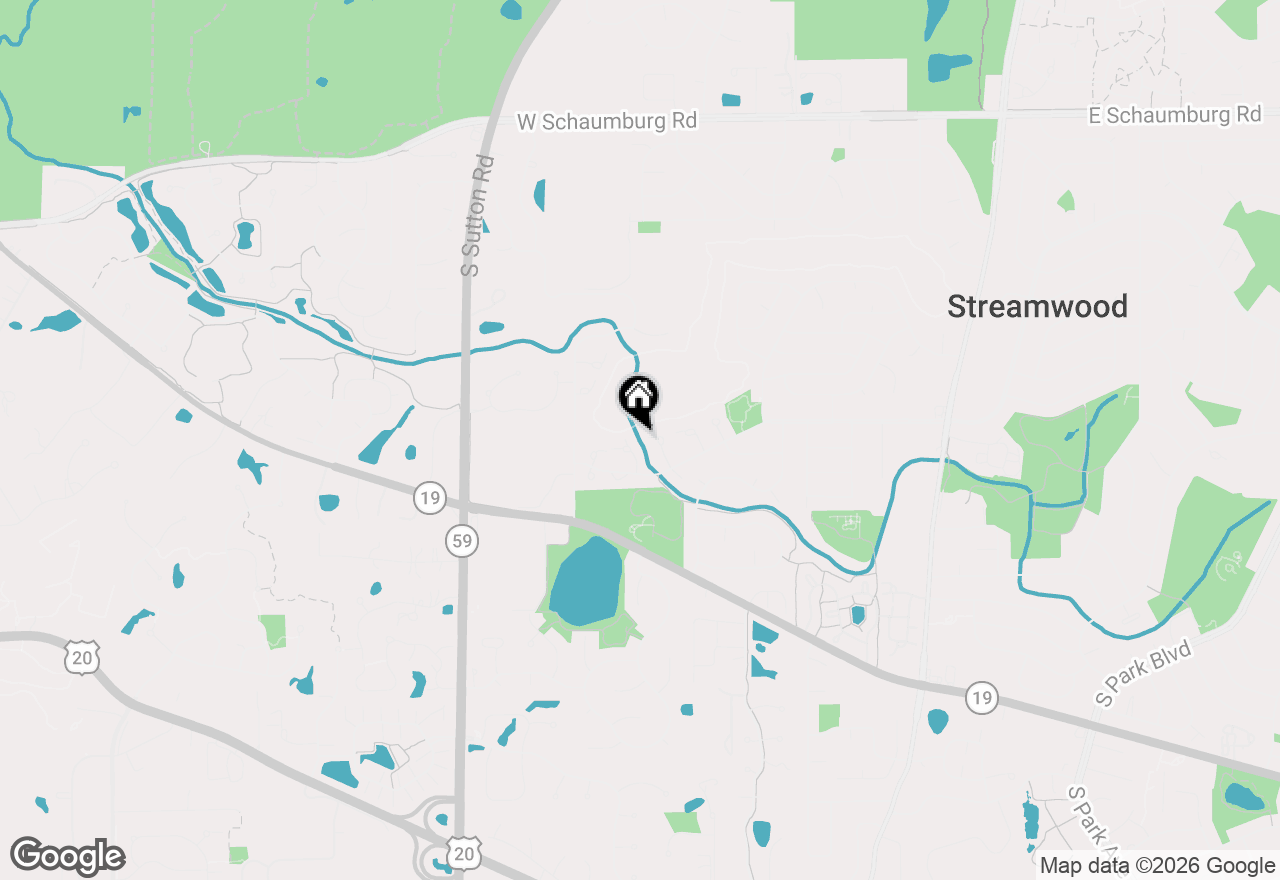 Map of 63 Tyler Court #B, Streamwood, IL 60107