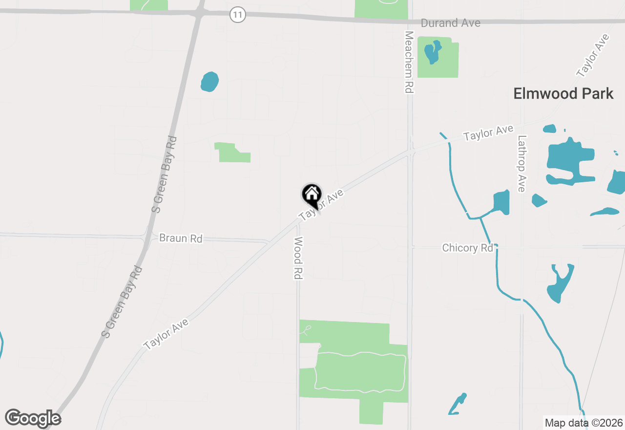 Map of 5401 Taylor Ave, Mount Pleasant, WI 53403
