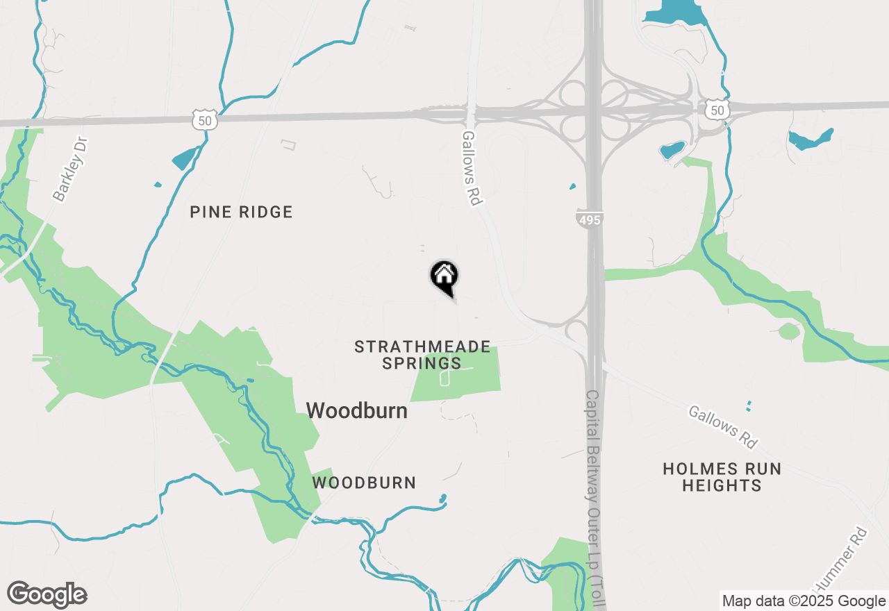Map of 3376 Woodburn Road #23, Annandale, VA 22003