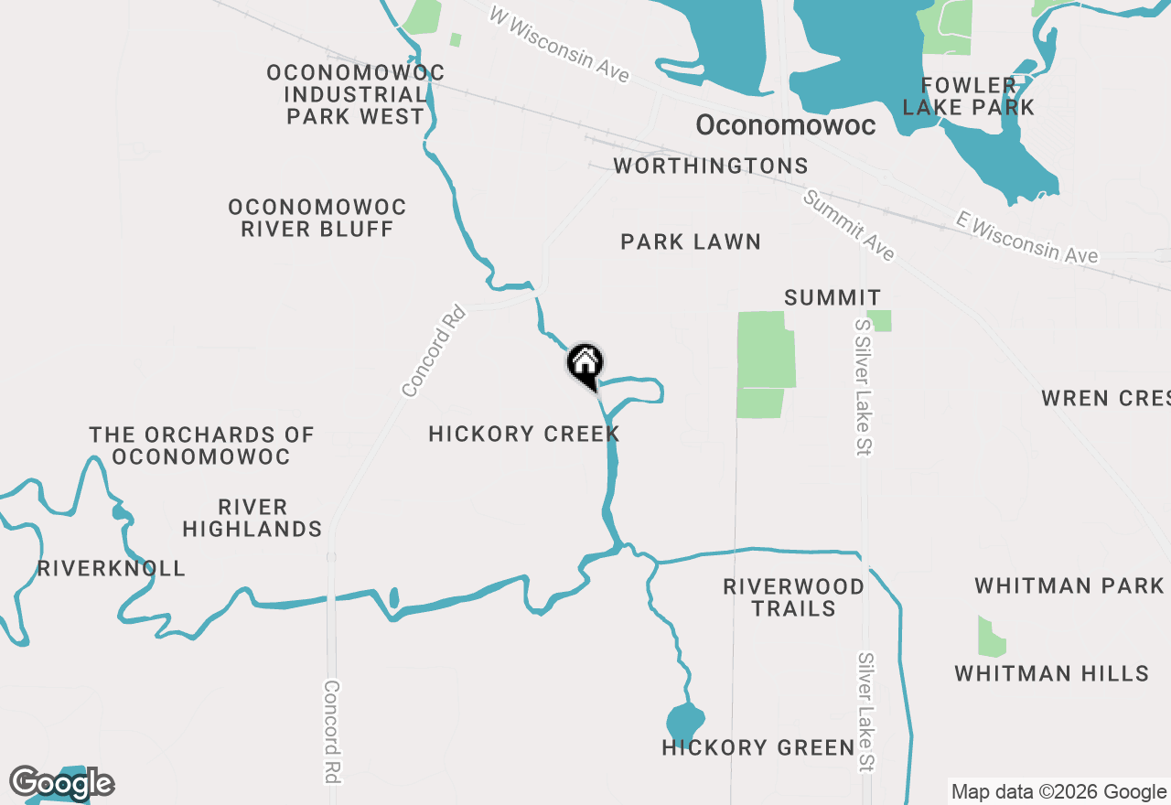 Map of 861 Summer Creek Rd, Oconomowoc, WI 53066