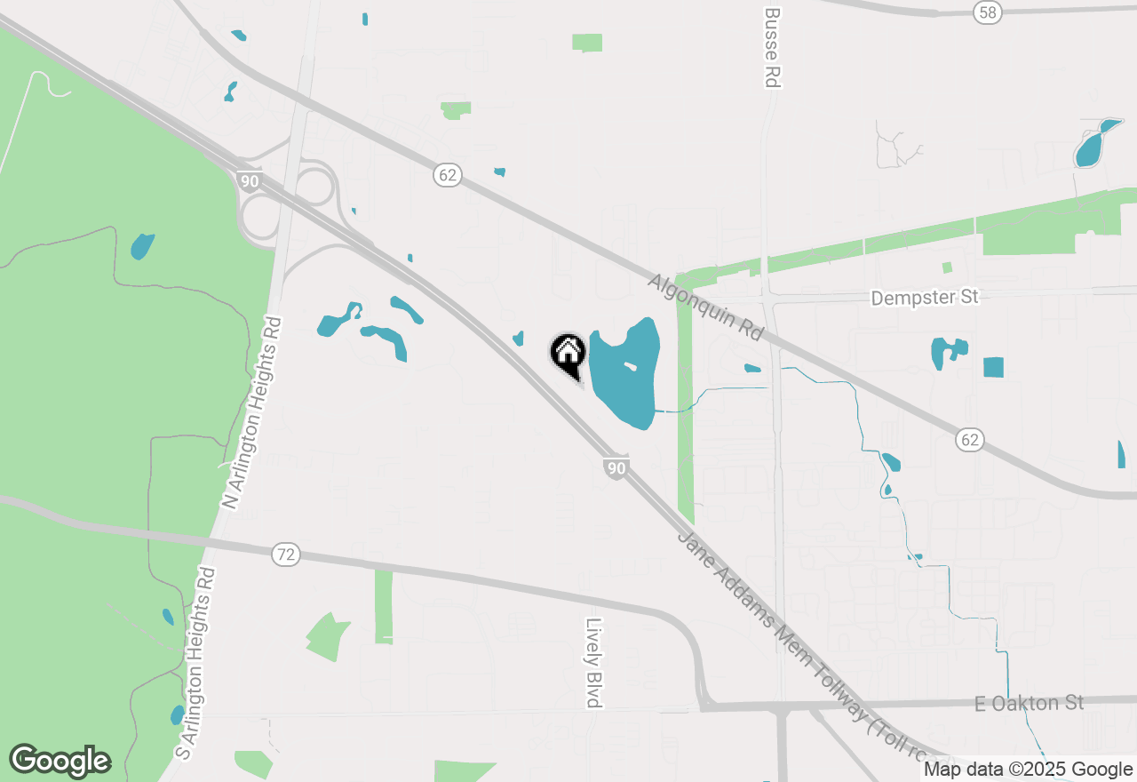 Map of 2831 S Embers Lane, Arlington Heights, IL 60005