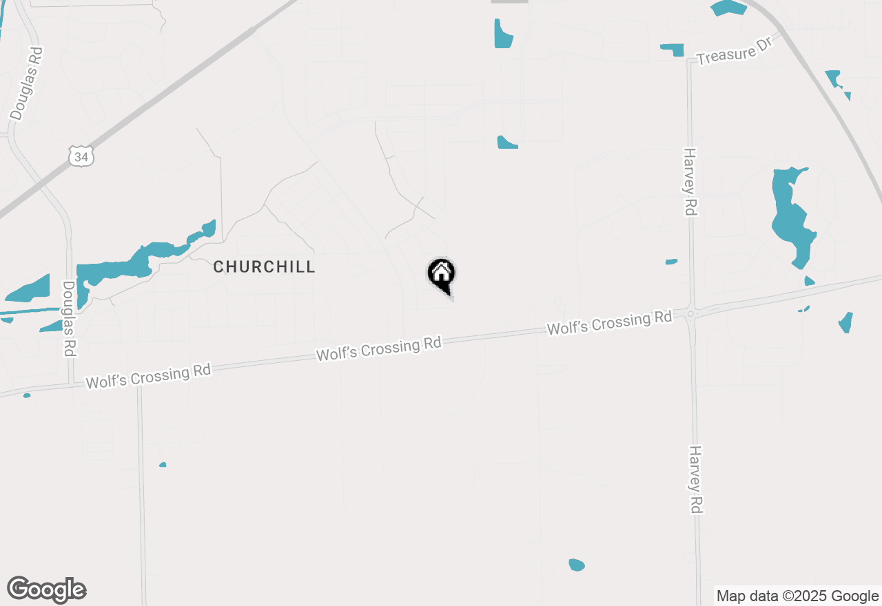 Map of 381 Chesapeake Lane, Oswego, IL 60543