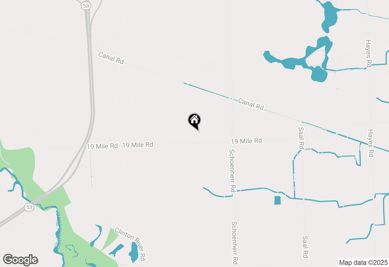 Map of 43092 Bond Court, Sterling Heights, MI 48313