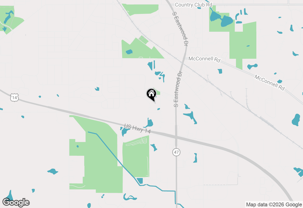 Map of 861 Prairie Ridge Drive, Woodstock, IL 60098