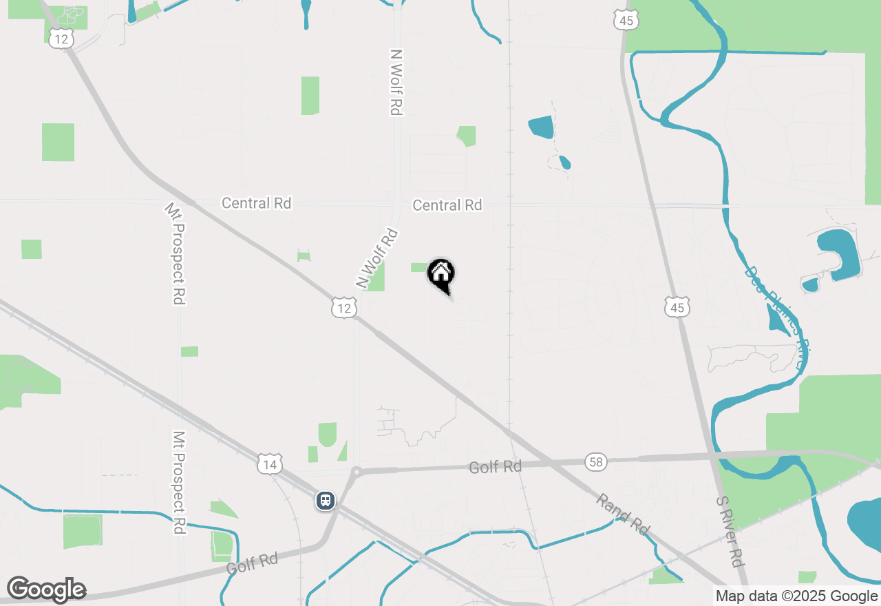 Map of 732 Luau Drive, Des Plaines, IL 60016