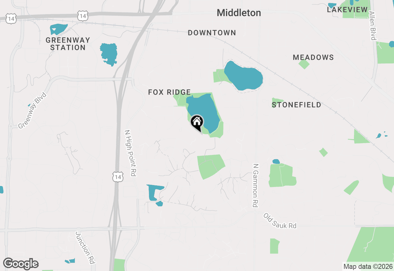 Map of 7402 Longmeadow Road, Madison, WI 53717