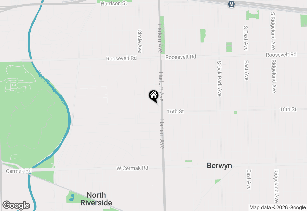 Map of 1527 Elgin Avenue, Forest Park, IL 60130