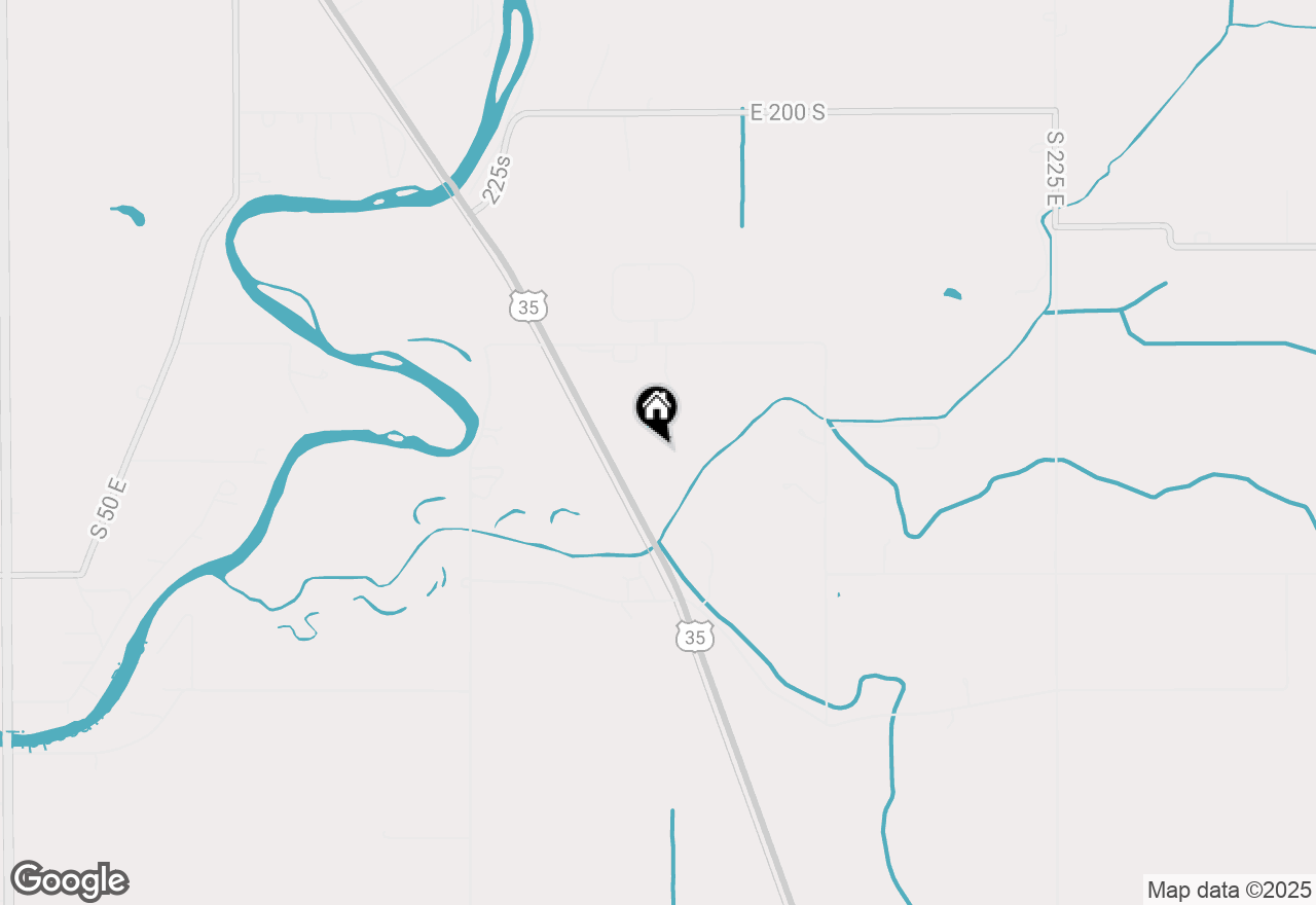 Map of 1351 E 250 S, Winamac, IN 46996