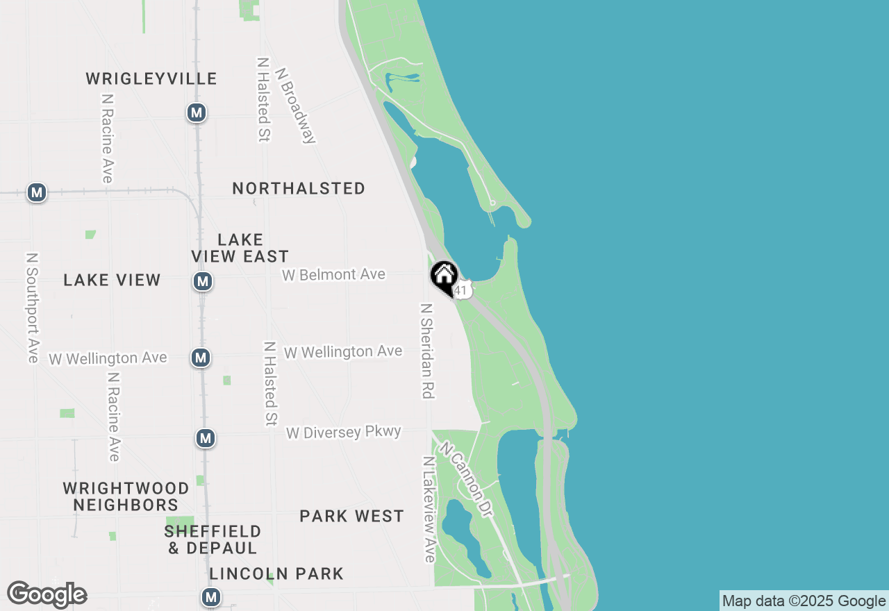 Map of 3130 N Lake Shore Drive #714, Chicago, IL 60657