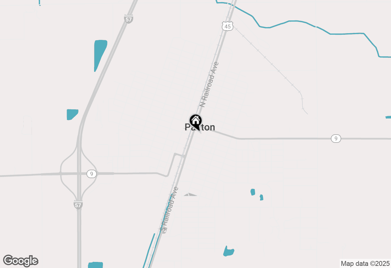 Map of 151 S Railroad Avenue, Paxton, IL 60957