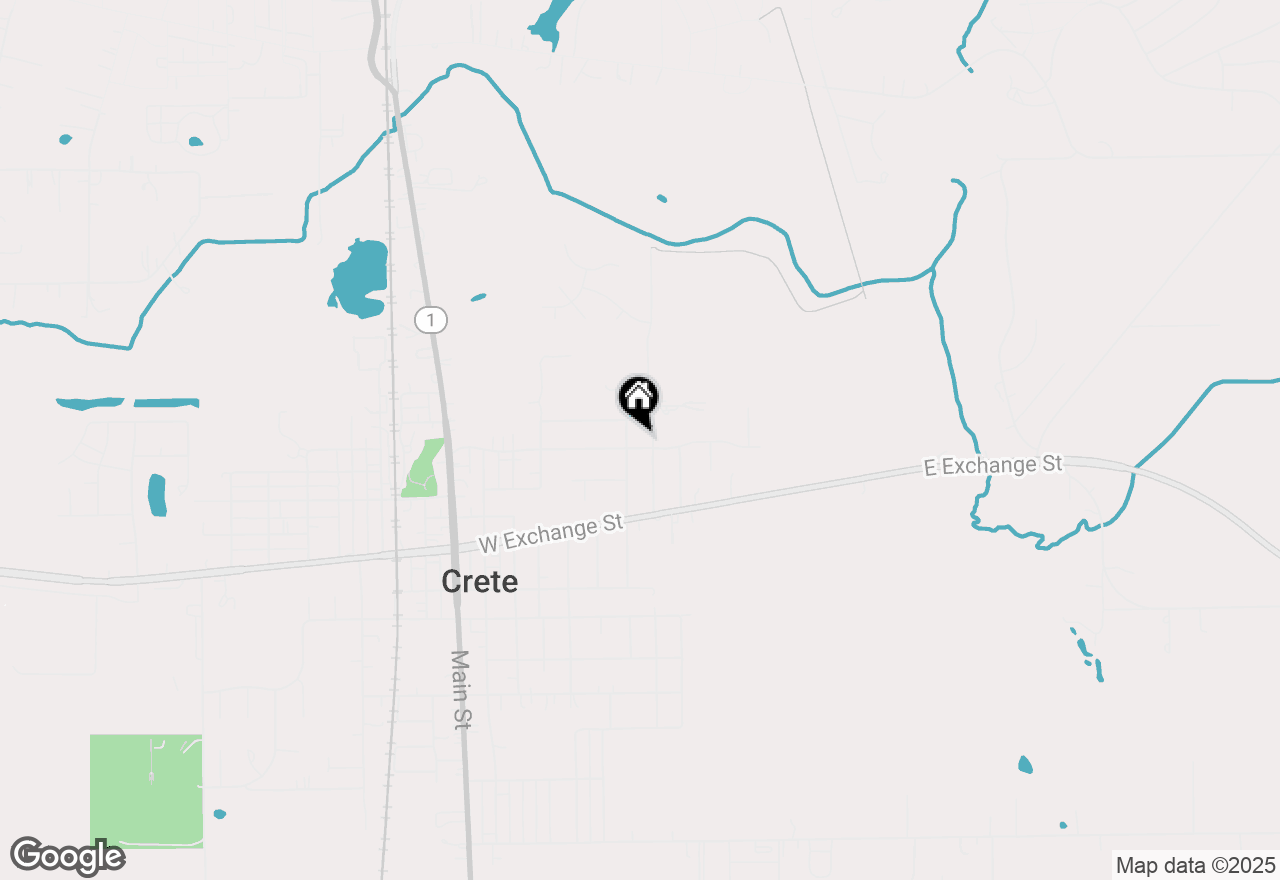 Map of 305 Milburn Avenue, Crete, IL 60417