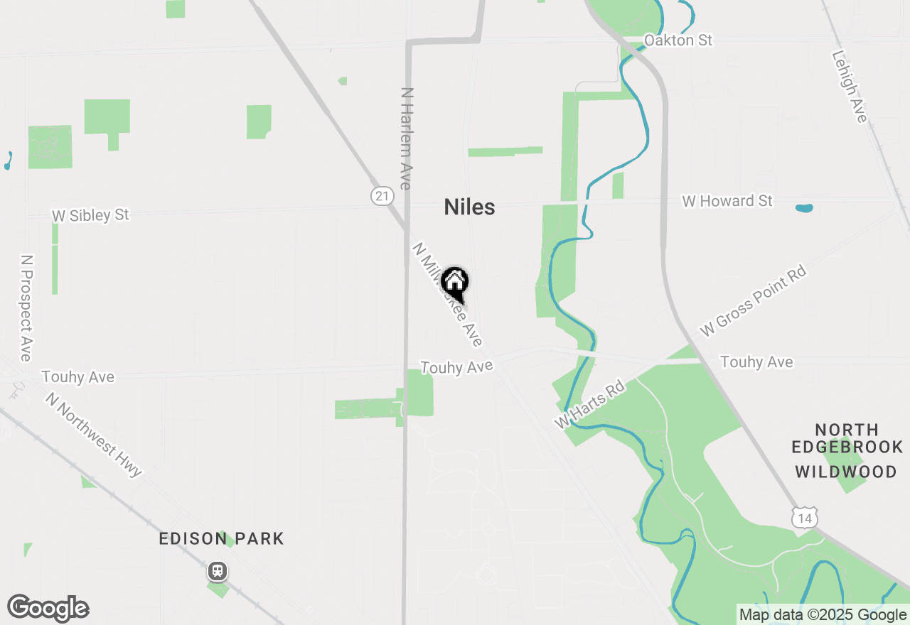 Map of 7312 N Milwaukee Avenue, Niles, IL 60714