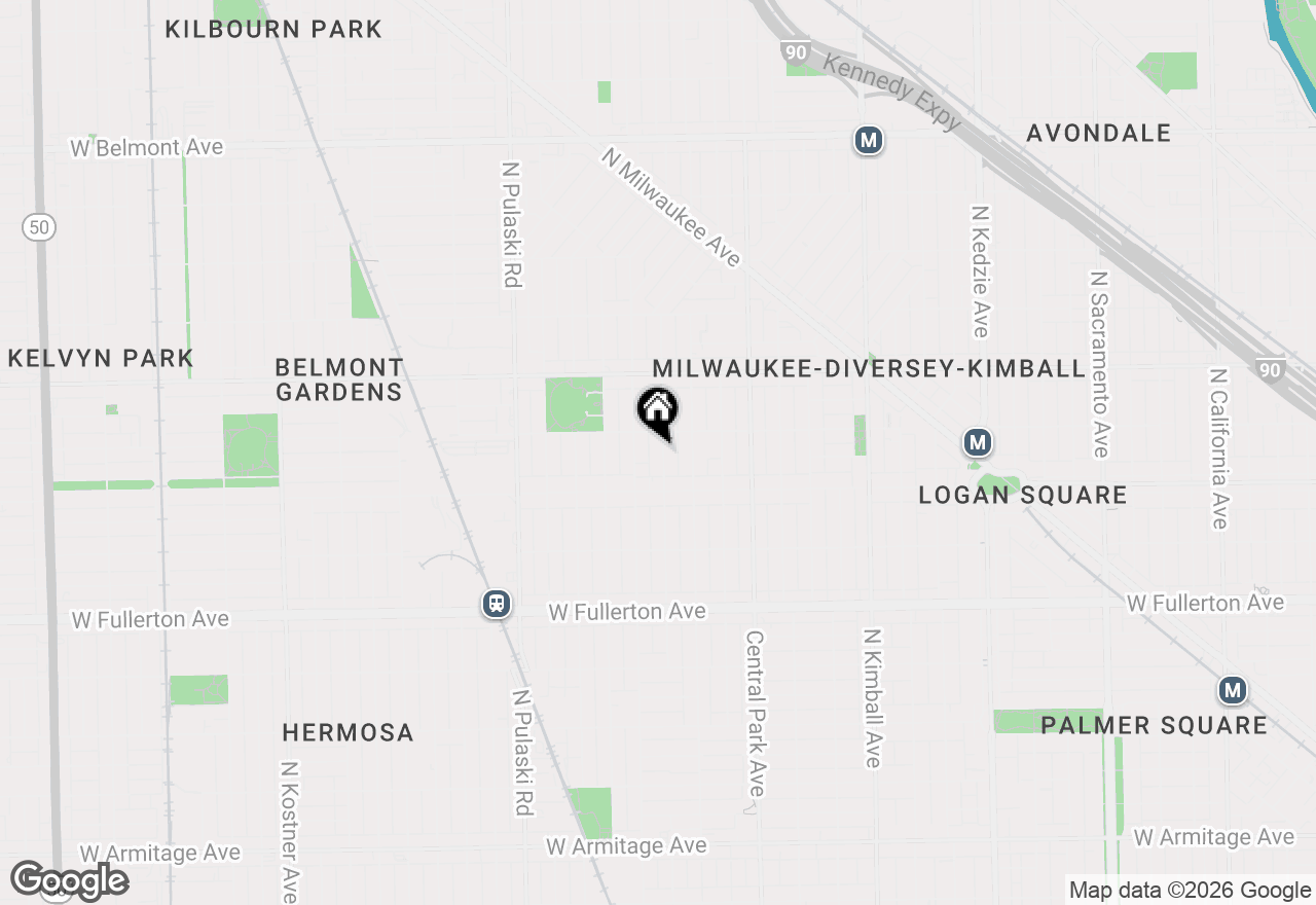 Map of 2638 N Ridgeway Avenue, Chicago, IL 60647